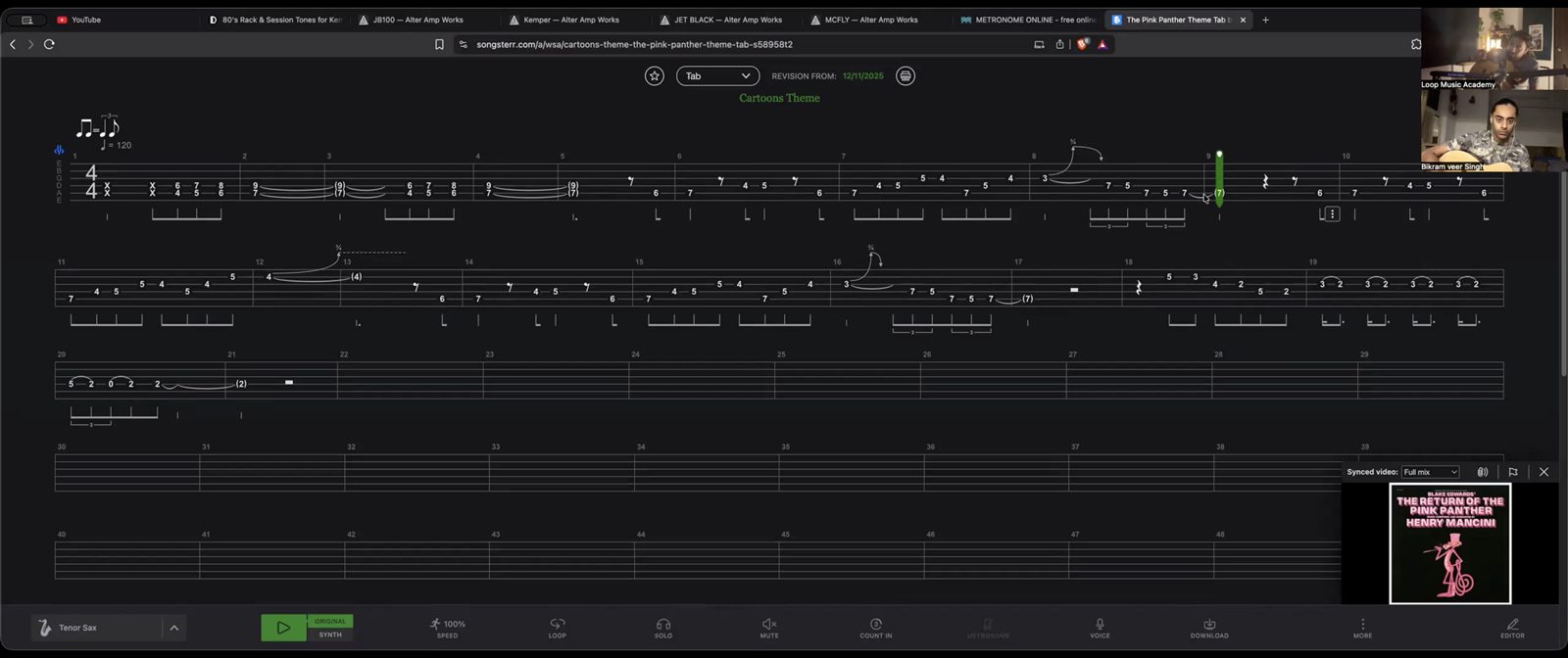 LOOP Music Academy chord work