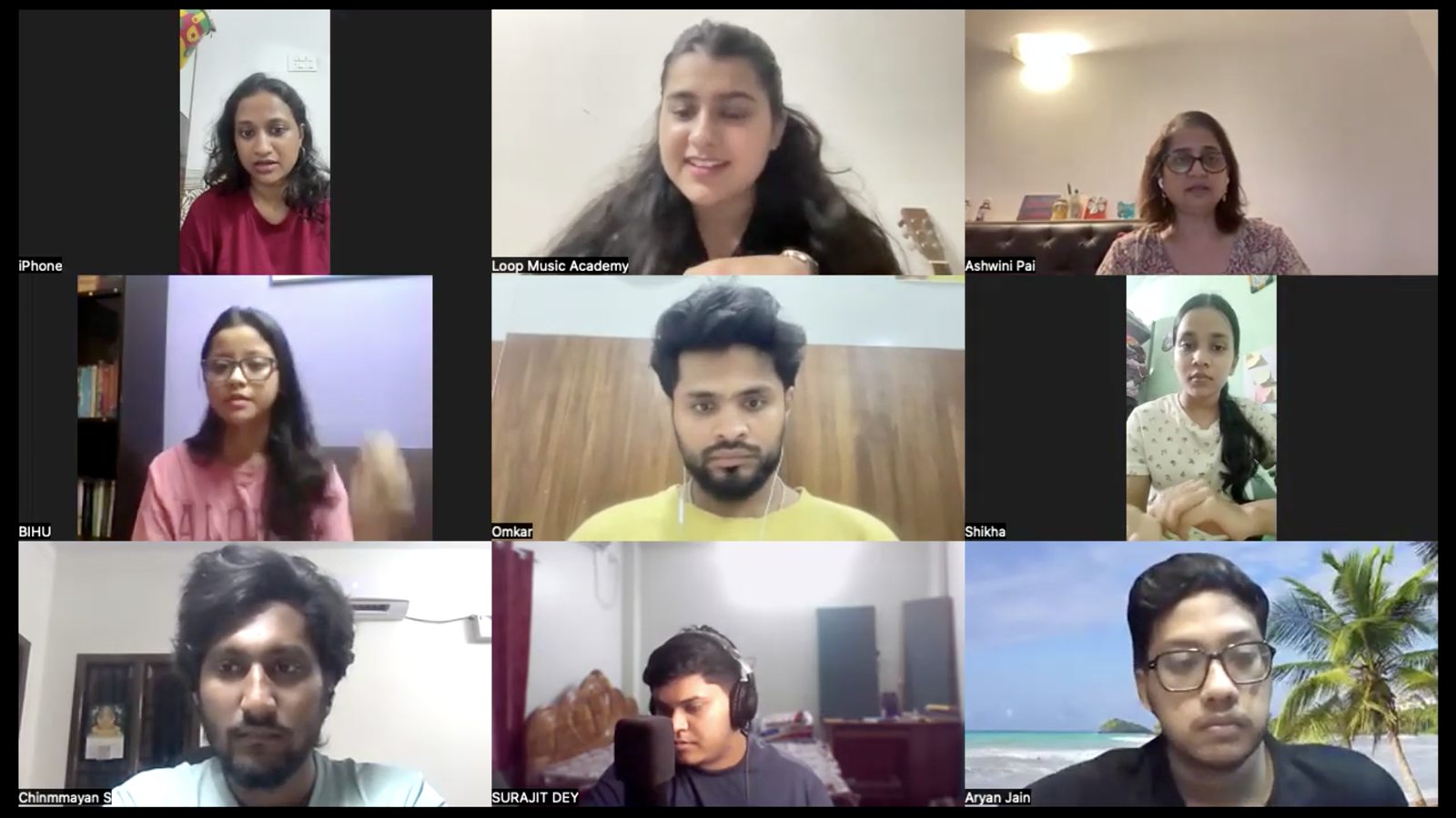 LOOP Music Academy raag practice